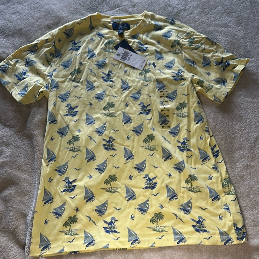 Polo Ralph Lauren Bear Cotton Jersey Tee